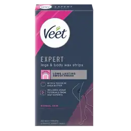 Veet Expert Legs & Body Wax Strips 20s