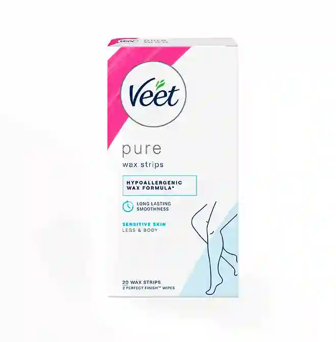 Veet Pure Cold Wax Strips Legs 20s