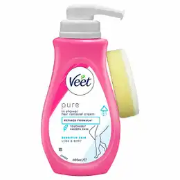 Veet In Shower Hair Removal Cream Sensitive 400mL