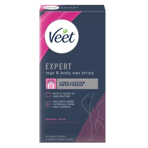 Veet Expert Legs & Body Wax Strips 40s