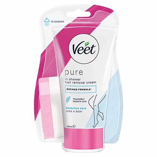 Veet In Shower Hair Removal Cream Sensitive 150mL